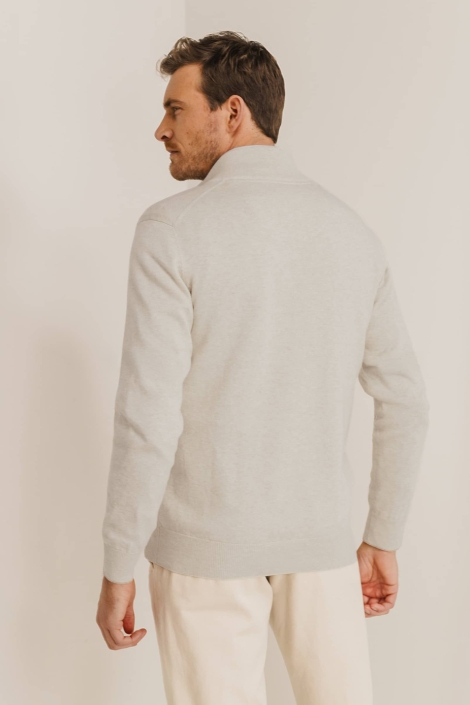 State of Art cardigan plain knit